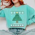 Pi Tree Christmas Math Teacher Ugly Sweater Men Women Kids Comfort Colors Sweatshirt Chalky Mint Pi Tree Christmas Math Teacher Ugly Sweater Men Women Kids Comfort Colors Sweatshirt Chalky Mint