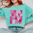 Pink Fourth Grade Era 4th Back To School Grade Teacher Comfort Colors Sweatshirt Chalky Mint Pink Fourth Grade Era 4th Back To School Grade Teacher Comfort Colors Sweatshirt Chalky Mint
