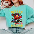 Pirate Pre-K Teacher Preschool Halloween Comfort Colors Sweatshirt Chalky Mint
