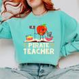 Pirate Teacher Men Women Kids Comfort Colors Sweatshirt Chalky Mint Pirate Teacher Men Women Kids Comfort Colors Sweatshirt Chalky Mint