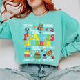 Play Is Learning Kindergarten Preschool Teacher Appreciation Comfort Colors Sweatshirt Chalky Mint Play Is Learning Kindergarten Preschool Teacher Appreciation Comfort Colors Sweatshirt Chalky Mint