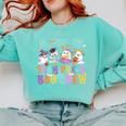 Pre-K Boo Crew Ghost Halloween Teacher Student Comfort Colors Sweatshirt Chalky Mint Pre-K Boo Crew Ghost Halloween Teacher Student Comfort Colors Sweatshirt Chalky Mint