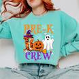 Pre-K Boo Crew Teacher Student Halloween Costume Comfort Colors Sweatshirt Chalky Mint Pre-K Boo Crew Teacher Student Halloween Costume Comfort Colors Sweatshirt Chalky Mint