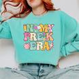 In My Pre-K Era Girl Back To School Cute PreSchool Teacher Comfort Colors Sweatshirt Chalky Mint In My Pre-K Era Girl Back To School Cute PreSchool Teacher Comfort Colors Sweatshirt Chalky Mint