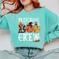 Preschool Boo Crew Teacher Halloween Comfort Colors Sweatshirt Chalky Mint Preschool Boo Crew Teacher Halloween Comfort Colors Sweatshirt Chalky Mint