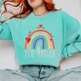 Pretty YOU MATTER Rainbow Positive Message Teachers Kids Comfort Colors Sweatshirt Chalky Mint Pretty YOU MATTER Rainbow Positive Message Teachers Kids Comfort Colors Sweatshirt Chalky Mint