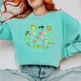 Progress Over Perfection Frog Back To School Teacher Comfort Colors Sweatshirt Chalky Mint Progress Over Perfection Frog Back To School Teacher Comfort Colors Sweatshirt Chalky Mint