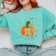 Pumpkin Pi Math Teacher Halloween Pumpkin Pi Comfort Colors Sweatshirt Chalky Mint Pumpkin Pi Math Teacher Halloween Pumpkin Pi Comfort Colors Sweatshirt Chalky Mint