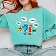 Punctuation Marks Wait What I Agree Stop English Teacher Comfort Colors Sweatshirt Chalky Mint Punctuation Marks Wait What I Agree Stop English Teacher Comfort Colors Sweatshirt Chalky Mint