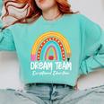 Rainbow Pencil Dream Exceptional Education Team SPED Teacher Comfort Colors Sweatshirt Chalky Mint Rainbow Pencil Dream Exceptional Education Team SPED Teacher Comfort Colors Sweatshirt Chalky Mint