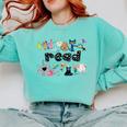 Read Children's Books Teacher Comfort Colors Sweatshirt Chalky Mint Read Children's Books Teacher Comfort Colors Sweatshirt Chalky Mint