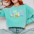 Representation Teacher Women School Class Representation Teacher Comfort Colors Sweatshirt Chalky Mint
