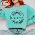 Retirement Class Of 2026 Count Down Progress Retired Teacher Comfort Colors Sweatshirt Chalky Mint