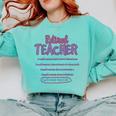 Retiring Teacher Tshirt For Retired Teachers For Men Women Comfort Colors Sweatshirt Chalky Mint Retiring Teacher Tshirt For Retired Teachers For Men Women Comfort Colors Sweatshirt Chalky Mint