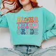 Retro Aloha Third Grade Teacher Summer Vacation Beach Hawaii Comfort Colors Sweatshirt Chalky Mint Retro Aloha Third Grade Teacher Summer Vacation Beach Hawaii Comfort Colors Sweatshirt Chalky Mint