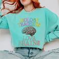 Retro BIOLOGY TEACHERS LOVE BRAINS This Is My Scary STEM Comfort Colors Sweatshirt Chalky Mint Retro BIOLOGY TEACHERS LOVE BRAINS This Is My Scary STEM Comfort Colors Sweatshirt Chalky Mint