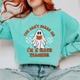 Retro You Can't Scare Me I'm A Math Teacher Cute Ghost Women Comfort Colors Sweatshirt Chalky Mint Retro You Can't Scare Me I'm A Math Teacher Cute Ghost Women Comfort Colors Sweatshirt Chalky Mint