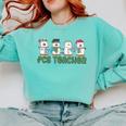 Retro Christmas Snowman FCS Teacher Family Consumer Science Comfort Colors Sweatshirt Chalky Mint Retro Christmas Snowman FCS Teacher Family Consumer Science Comfort Colors Sweatshirt Chalky Mint