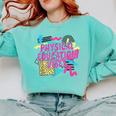 Retro Physical Education Vibes Gym Teacher Phys Ed Teacher Comfort Colors Sweatshirt Chalky Mint