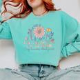 Retro I Teach Tiny Humans About Jesus Christian Teacher Comfort Colors Sweatshirt Chalky Mint Retro I Teach Tiny Humans About Jesus Christian Teacher Comfort Colors Sweatshirt Chalky Mint
