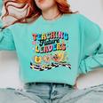 Retro Teaching Future Leaders Groovy Teacher Back To School Comfort Colors Sweatshirt Chalky Mint Retro Teaching Future Leaders Groovy Teacher Back To School Comfort Colors Sweatshirt Chalky Mint