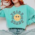 Retro Third Grade Teacher Student 1st Day Back To School Comfort Colors Sweatshirt Chalky Mint Retro Third Grade Teacher Student 1st Day Back To School Comfort Colors Sweatshirt Chalky Mint
