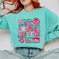 Rock The Test Testing Day Don't Stress Do Your Best Teacher For Men Women Girls Kids Comfort Colors Sweatshirt Chalky Mint