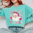 Santa Favorite Teacher Shirt Teacher Christmas Comfort Colors Sweatshirt Chalky Mint Santa Favorite Teacher Shirt Teacher Christmas Comfort Colors Sweatshirt Chalky Mint