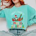 Santa's Favorite Music Teacher Christmas Santa Hat Matching Comfort Colors Sweatshirt Chalky Mint Santa's Favorite Music Teacher Christmas Santa Hat Matching Comfort Colors Sweatshirt Chalky Mint