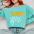 Scary Key Signature Boo Music Halloween Musician Teacher Men Women Comfort Colors Sweatshirt Chalky Mint Scary Key Signature Boo Music Halloween Musician Teacher Men Women Comfort Colors Sweatshirt Chalky Mint