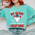 This Is My Scary Science Teacher Costume Ghost Halloween Comfort Colors Sweatshirt Chalky Mint This Is My Scary Science Teacher Costume Ghost Halloween Comfort Colors Sweatshirt Chalky Mint