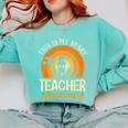 This Is My Scary Teacher Costume Halloween Comfort Colors Sweatshirt Chalky Mint This Is My Scary Teacher Costume Halloween Comfort Colors Sweatshirt Chalky Mint