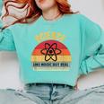 Science Like Magic But Real Science Teacher Graphics Geek Comfort Colors Sweatshirt Chalky Mint Science Like Magic But Real Science Teacher Graphics Geek Comfort Colors Sweatshirt Chalky Mint