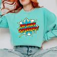 Second Grade Superhero Teacher Student 2nd Grade Comic Retro Comfort Colors Sweatshirt Chalky Mint Second Grade Superhero Teacher Student 2nd Grade Comic Retro Comfort Colors Sweatshirt Chalky Mint