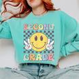 Second Grade Teachers Boys Girls Smile Face 2nd Grade Team Comfort Colors Sweatshirt Chalky Mint Second Grade Teachers Boys Girls Smile Face 2nd Grade Team Comfort Colors Sweatshirt Chalky Mint