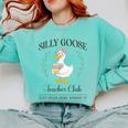 Silly Goose Teacher Club Comfort Colors Sweatshirt Chalky Mint Silly Goose Teacher Club Comfort Colors Sweatshirt Chalky Mint