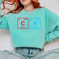 Six Seven Meme 6 7 Science Teacher 6-7 Periodic Table Comfort Colors Sweatshirt Chalky Mint