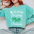 Sleighing Math Problem Xmas In Math Teacher Christmas Men Women Comfort Colors Sweatshirt Chalky Mint Sleighing Math Problem Xmas In Math Teacher Christmas Men Women Comfort Colors Sweatshirt Chalky Mint