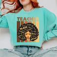Smart Teacher Afro Girl Melanin African American Wowen Comfort Colors Sweatshirt Chalky Mint Smart Teacher Afro Girl Melanin African American Wowen Comfort Colors Sweatshirt Chalky Mint