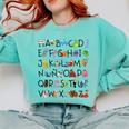 SPANISH ALPHABET MAESTRA SPANISH TEACHER Comfort Colors Sweatshirt Chalky Mint SPANISH ALPHABET MAESTRA SPANISH TEACHER Comfort Colors Sweatshirt Chalky Mint
