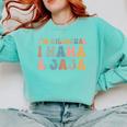 Spanish Teacher Groovy I'm Bilingual I Haha And Jaja Comfort Colors Sweatshirt Chalky Mint Spanish Teacher Groovy I'm Bilingual I Haha And Jaja Comfort Colors Sweatshirt Chalky Mint
