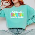 Special Education Dream Team Back To School SPED Teacher Comfort Colors Sweatshirt Chalky Mint Special Education Dream Team Back To School SPED Teacher Comfort Colors Sweatshirt Chalky Mint