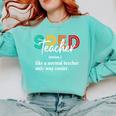Special Education For Men Women SPED Teacher Comfort Colors Sweatshirt Chalky Mint Special Education For Men Women SPED Teacher Comfort Colors Sweatshirt Chalky Mint