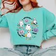 Special Education Teacher Halloween Pumpkin Ghost Inclusion Comfort Colors Sweatshirt Chalky Mint Special Education Teacher Halloween Pumpkin Ghost Inclusion Comfort Colors Sweatshirt Chalky Mint