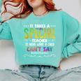 Special Teacher Daycare School Childcare Infant Teacher Comfort Colors Sweatshirt Chalky Mint Special Teacher Daycare School Childcare Infant Teacher Comfort Colors Sweatshirt Chalky Mint