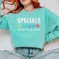 Specials The Best Part Of The Day Men Women Teacher Comfort Colors Sweatshirt Chalky Mint