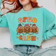 Sped Teacher Crew Thanksgiving Special Education Teacher Comfort Colors Sweatshirt Chalky Mint Sped Teacher Crew Thanksgiving Special Education Teacher Comfort Colors Sweatshirt Chalky Mint