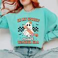 In My Spooky Math Teacher Era Groovy Retro Halloween Costume For Men Women Comfort Colors Sweatshirt Chalky Mint