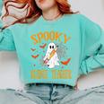 Spooky Science Teacher Ghost Halloween School Women Comfort Colors Sweatshirt Chalky Mint Spooky Science Teacher Ghost Halloween School Women Comfort Colors Sweatshirt Chalky Mint