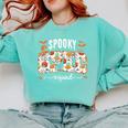 Spooky SPED Squad Special Education Teacher Halloween Ghost Comfort Colors Sweatshirt Chalky Mint Spooky SPED Squad Special Education Teacher Halloween Ghost Comfort Colors Sweatshirt Chalky Mint